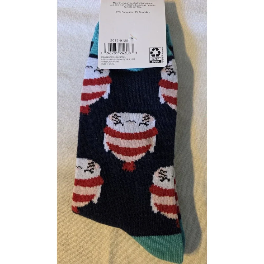 Cat Themed Christmas Hanukka Holiday Crew Socks Womens Shoe Size 4-10 NWT